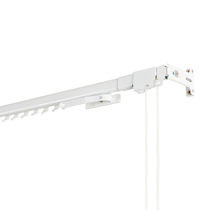 Корнизи за завеси Stor Planet Cintacor Разтяга Подсилен Бял 120-210 cm