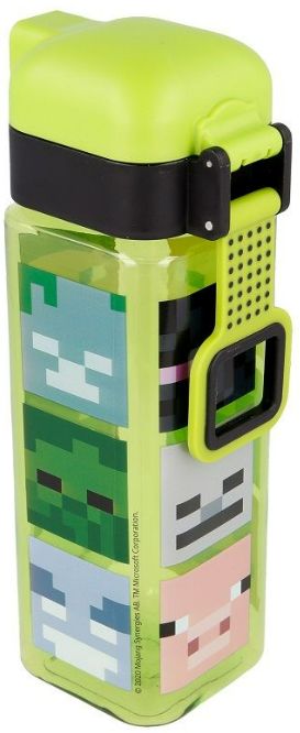 Квадратна бутилка Stor - Minecraft, 500 ml