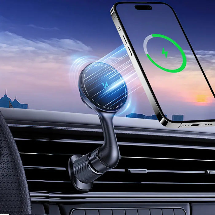 Стойка за кола Wozinsky WCT5-6S4Y с Qi/MagSafe 15W