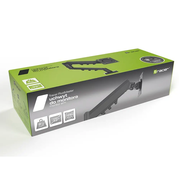 Стойка за монитор Tracer PivotMaster черна