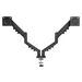 Стойка за монитор Tracer Double Armflex черна