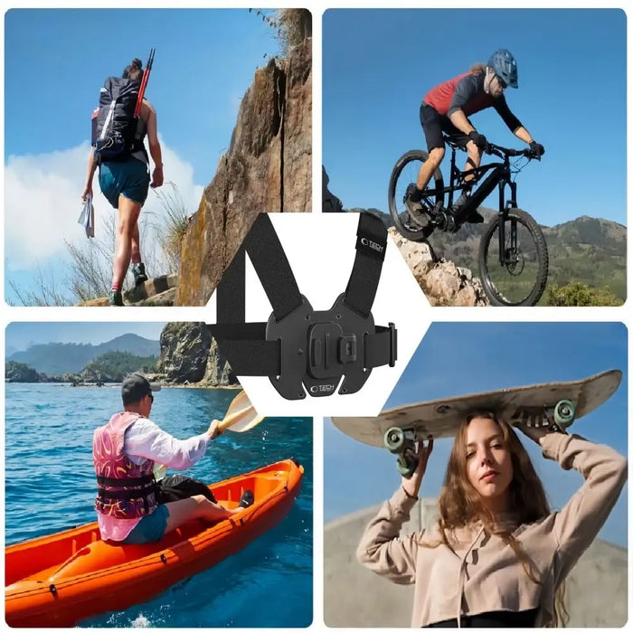 Стойка за ракла Tech-Protect GA100 за GoPro / DJI - черна