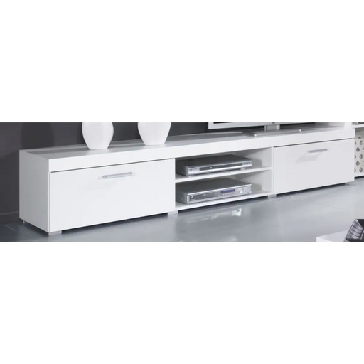 Стойка за телевизор Cama 200 SAMBA бяло/бял гланц