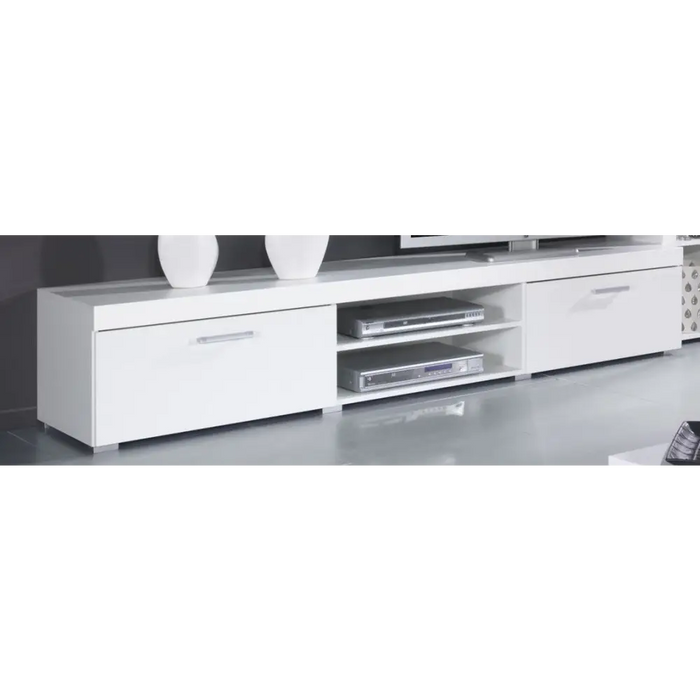 Стойка за телевизор Cama 200 SAMBA бяло/бял гланц