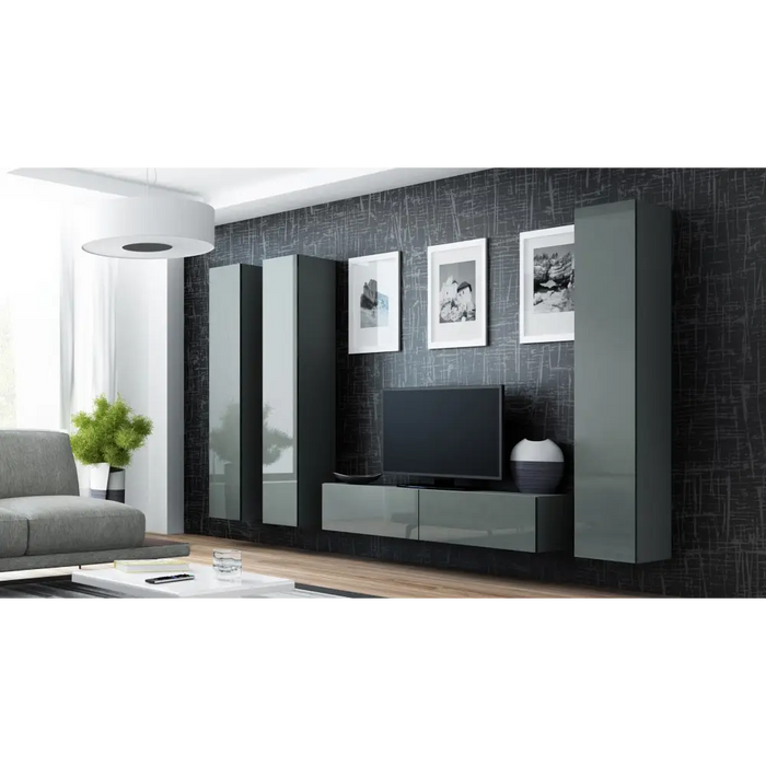 Стойка за телевизор Cama VIGO 140 30/140/40 сив/сив гланц