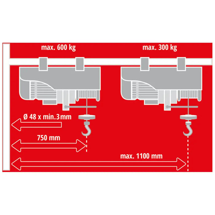 СТОЙКА ЗА ТЕЛФЕР EINHELL SA 1100