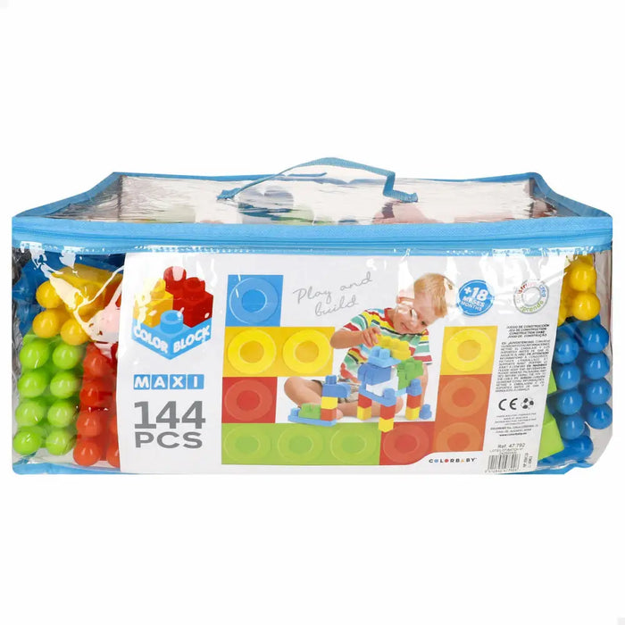 Строителни Блокове Color Block 144 Части