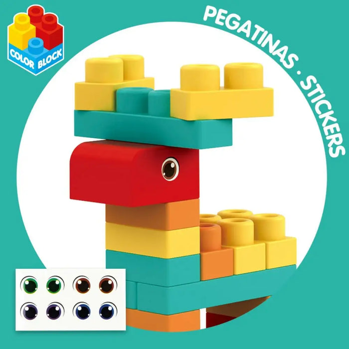 Строителна Игра Color Block 52 Части (4 броя)