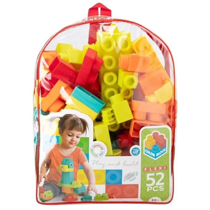 Строителна Игра Color Block 52 Части (4 броя)
