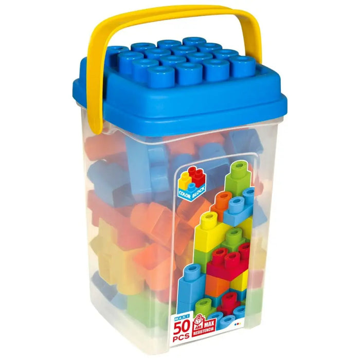 Строителна Игра Color Block Basic Кубче 50 Части (6 броя)