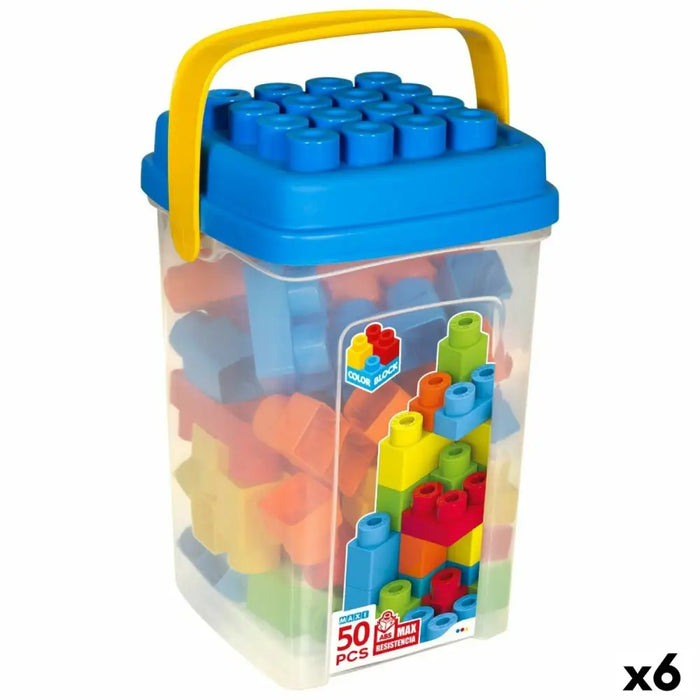 Строителна Игра Color Block Basic Кубче 50 Части (6 броя)