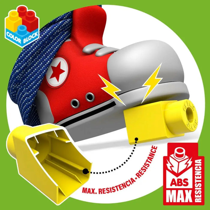 Строителна Игра Color Block Basic Кубче 50 Части (6 броя)