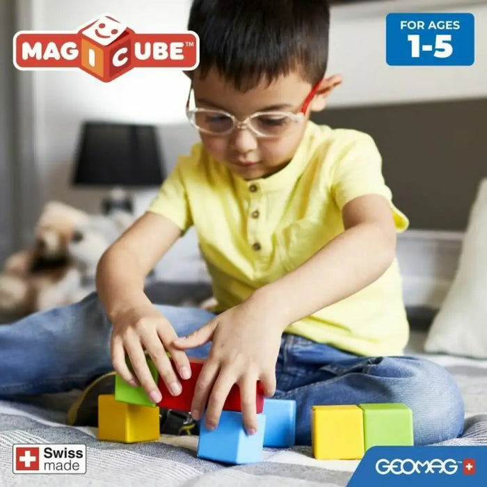 Строителна Игра Geomag Magicube Recycled Creative Set