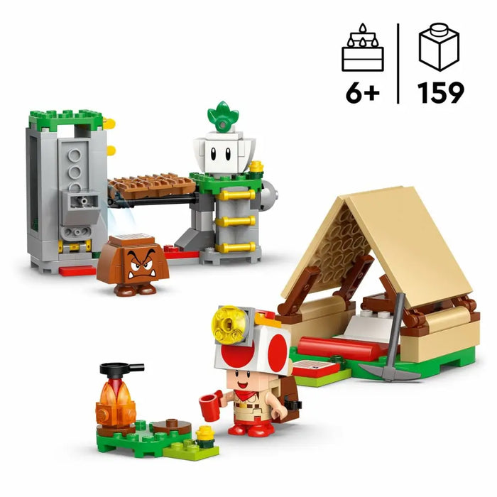 Строителна Игра Lego 72040 Super Mario Captain Toad’s Camp