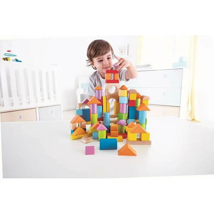 Строителна Игра с Блокове Hape 101 Части 27 x 22 x 13 cm