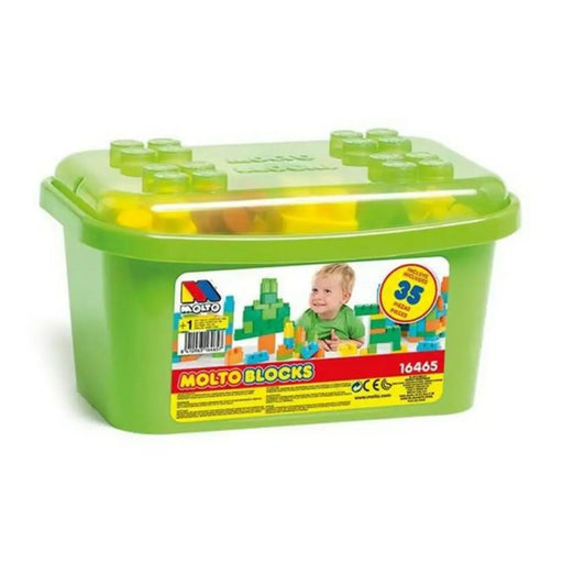 Строителна Игра с Блокове Moltó (35 pcs)