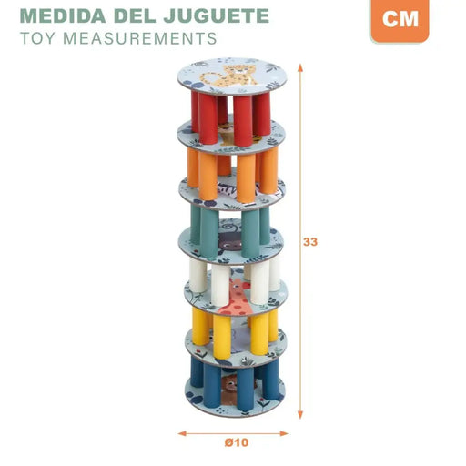 Строителна Игра Woomax 36 Части (6 броя)