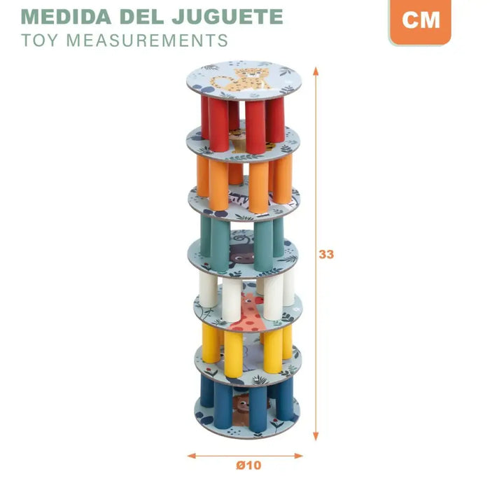 Строителна Игра Woomax 36 Части (6 броя)