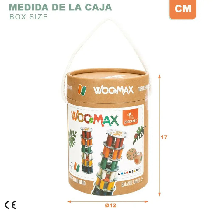 Строителна Игра Woomax 36 Части (6 броя)