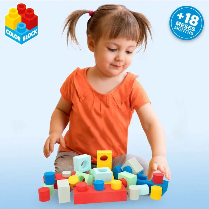 Строителни Блокове Color Block 32 Части EVA (4 броя)