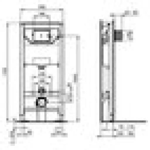 СТРУКТУРА ЗА ВГРАЖДАНЕ IDEALSTANDARD PROSYS 120M