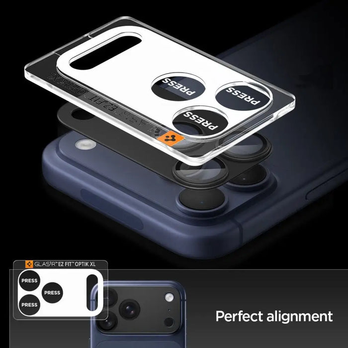 Стъклен протектор Spigen Optik Pro XL за камера за iPhone