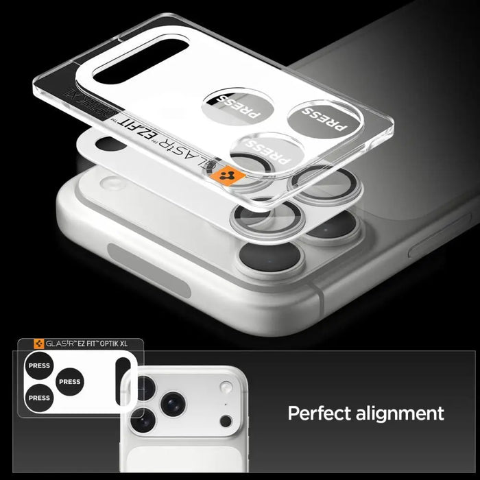 Стъклен протектор Spigen Optik Pro XL за камера за iPhone