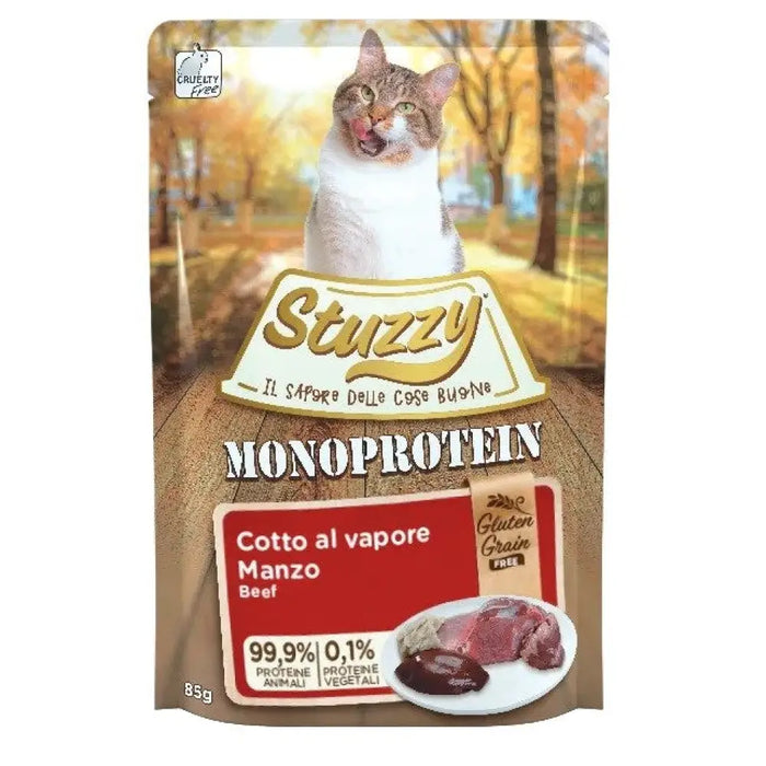 STUZZY Monoprotein Beef - мокра храна за котки - 85гр