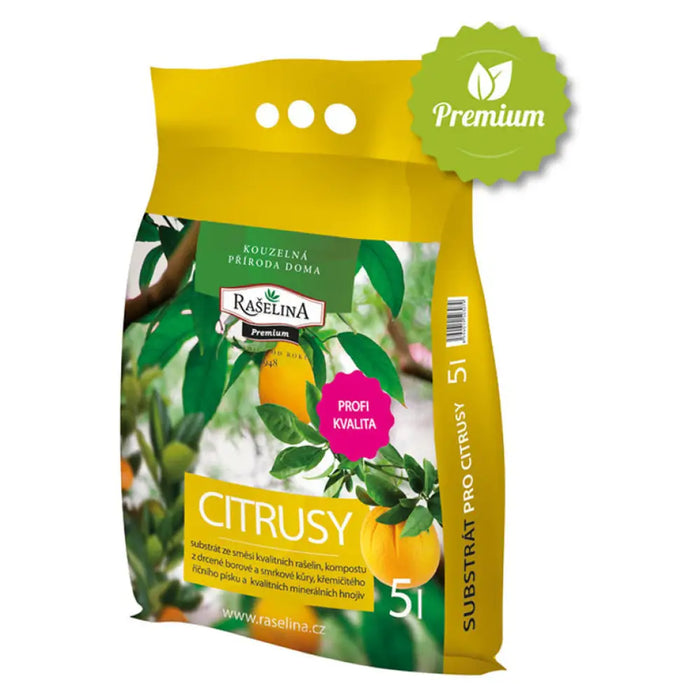 СУБСТРАТ ЗА ЦИТРУСИ 5L RASELINA PREMIUM