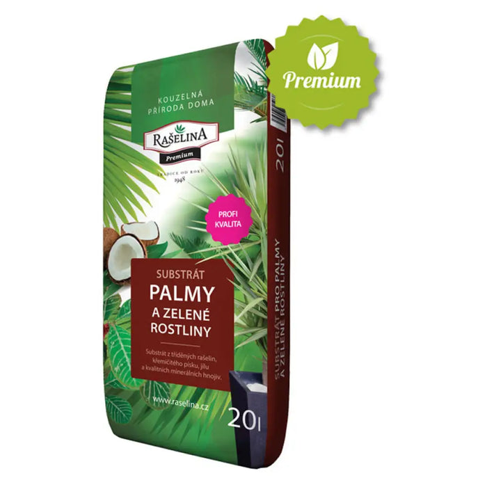СУБСТРАТ ЗА ЗЕЛЕНИ РАСТЕНИЯ И ПАЛМИ 20L RASELINA PREMIUM