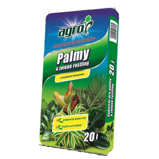 СУБСТРАТ ЗА ЗЕЛЕНИ РАСТЕНИЯ И ПАЛМИ 20L AGRO
