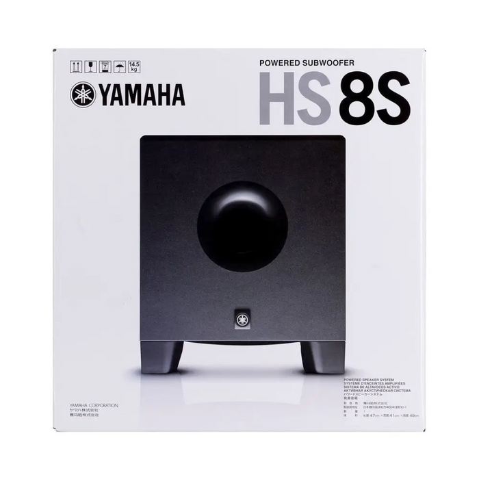 Субуфер Yamaha HS8S Черен 150 W