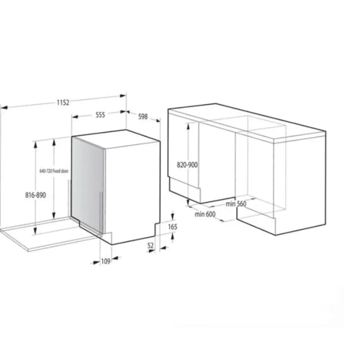 Съдомиялна за вграждане GORENJE GV673A66