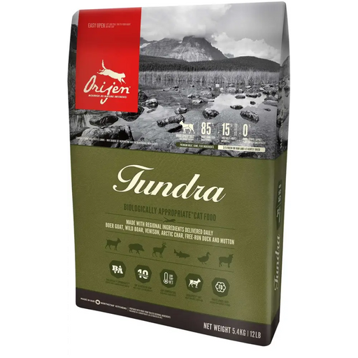 Суха храна за котки Orijen Tundra 340 g Възрастна патица