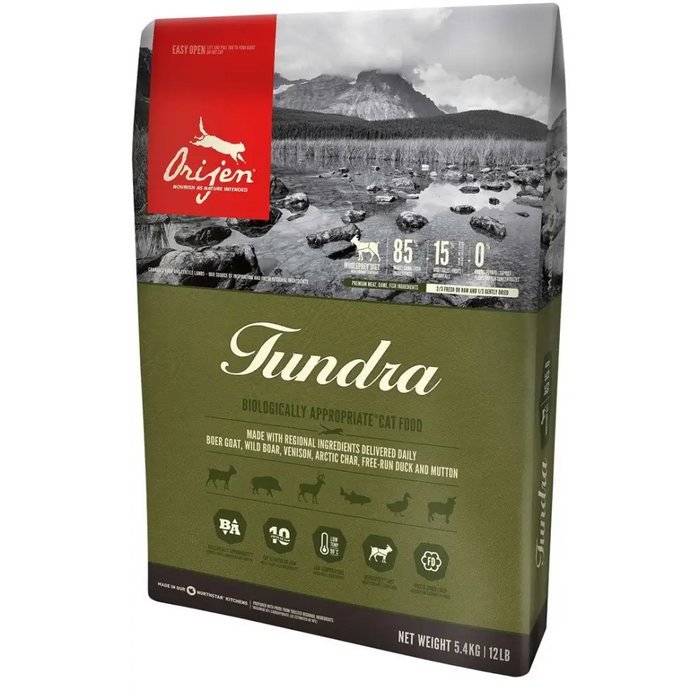 Суха храна за котки Orijen Tundra 340 g Възрастна патица