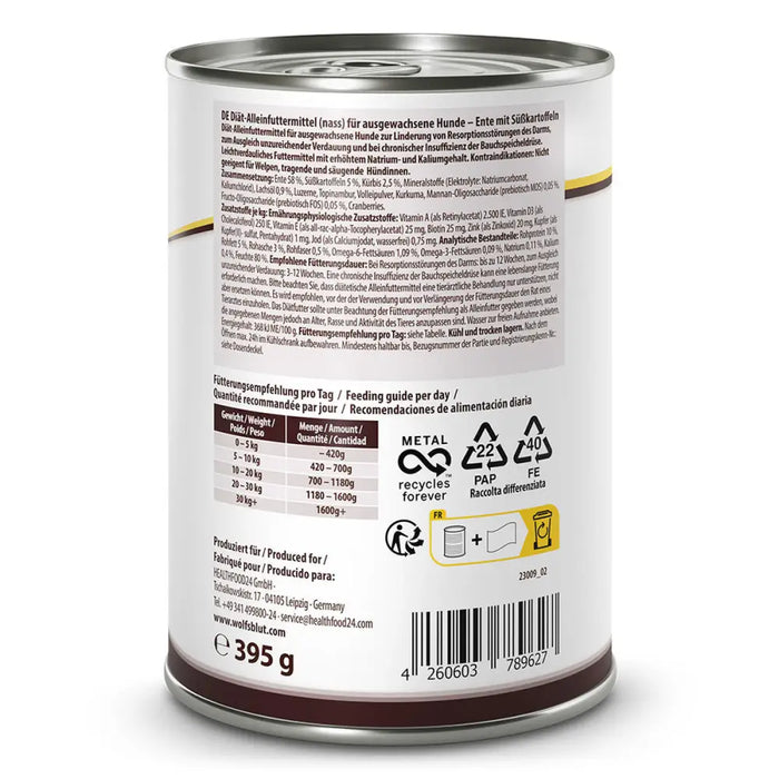 Суха храна Wolfsblut Възрастен Патица Сладък картоф