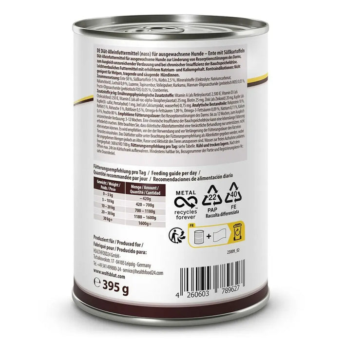 Суха храна Wolfsblut Възрастен Патица Сладък картоф