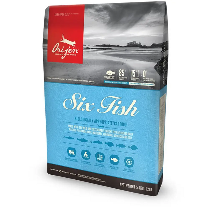 Суха храна за котки Orijen Six Fish 340 g Възрастни