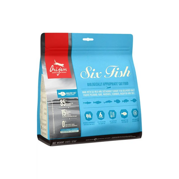 Суха храна за котки Orijen Six Fish 340 g Възрастни