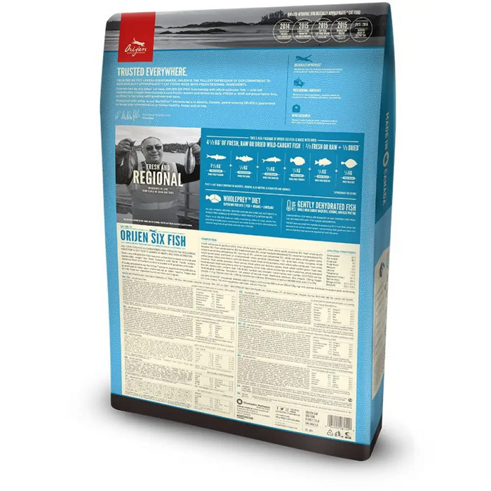 Суха храна за котки Orijen Six Fish 340 g Възрастни