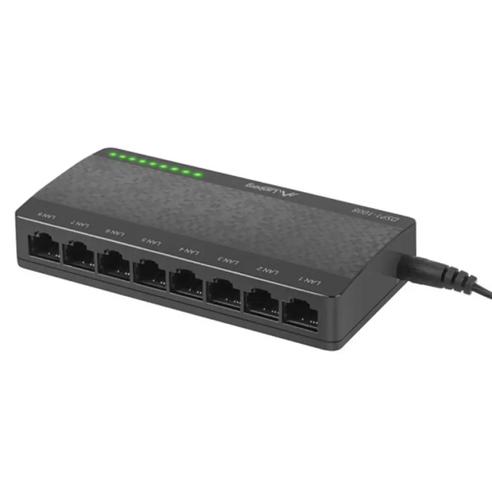 Суич Lanberg DSP1-1008 8-портов 1GB/s