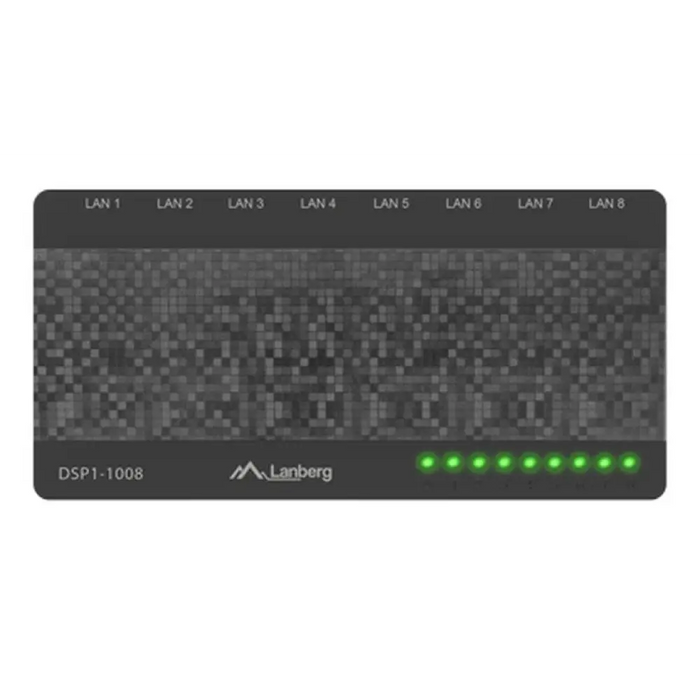 Суич Lanberg DSP1-1008 8-портов 1GB/s