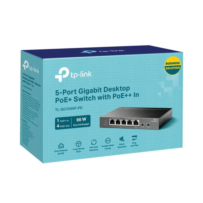 Суич TP-Link TL-SG1005P-PD