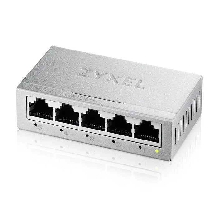 Суич ZYXEL GS-105B v5 5 портов Gigabit метален корпус