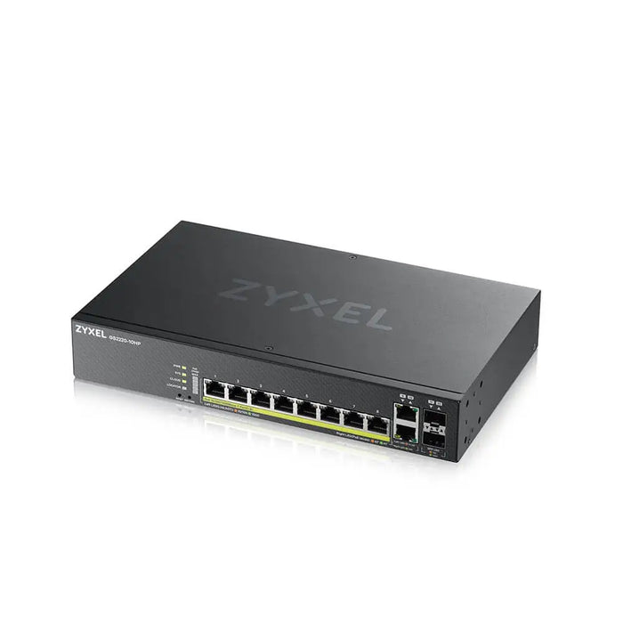Суич ZyXEL GS-2220-10HP 10 портов Layer2 + 8x Gigabit PoE