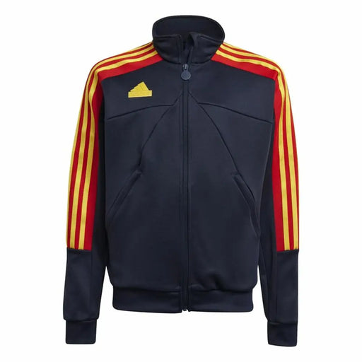 Суичър без качулка Adidas Tiro Nations Pack Track Син