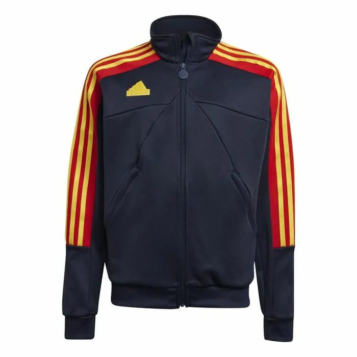 Суичър без качулка Adidas Tiro Nations Pack Track Син