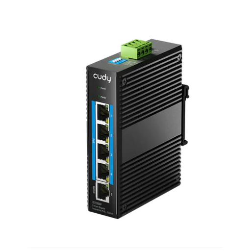 Суич Cudy IG1005P Индустриален 5-Port 10/100/1000M PoE+