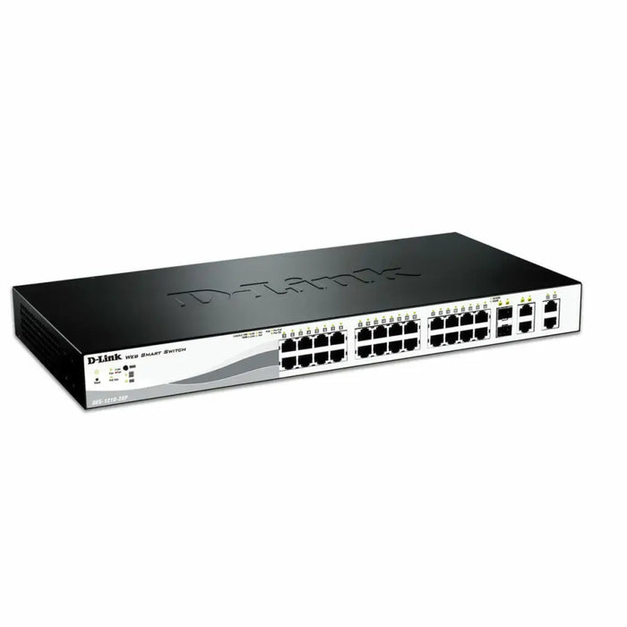 Суич D-Link DES-1210-28P 26 p 10 / 100 / 1000 Mbps 2 x SFP