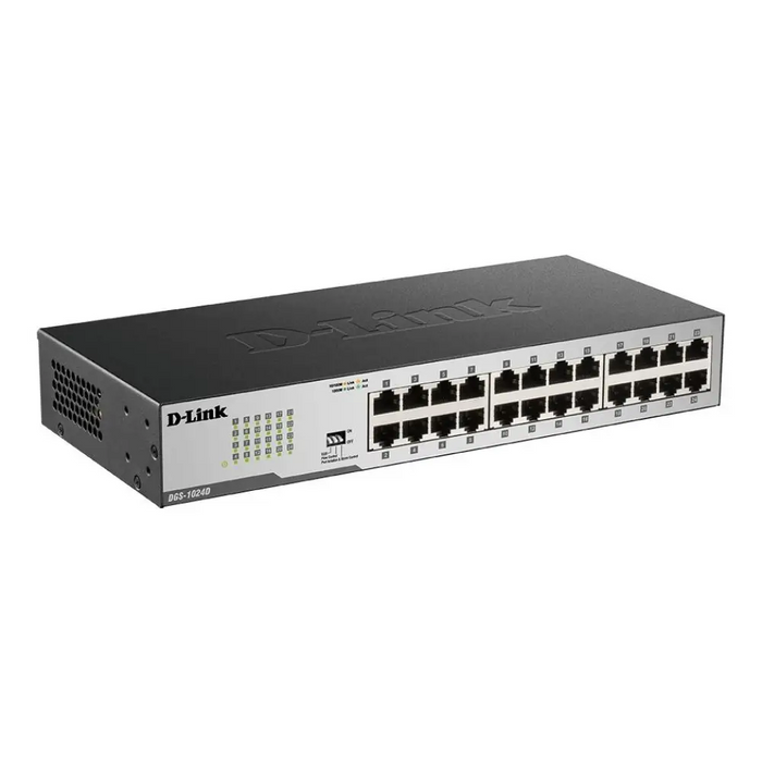 Суич D Link DGS 1024D/E 24 портов 10/100/1000 Desktop rack